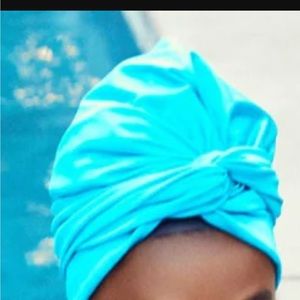 Royal blue swimming turban NWT YGN